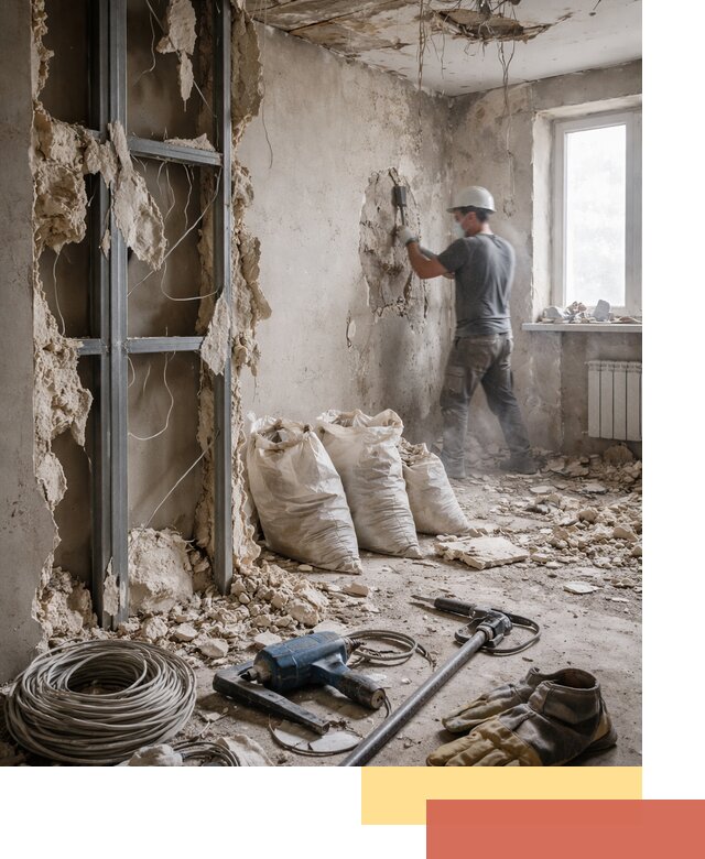 Профессиональный демонтаж зданий и конструкций в Мелеузе