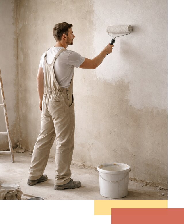 Грунтовка стен под отделку в Мелеузе профессиональным раствором