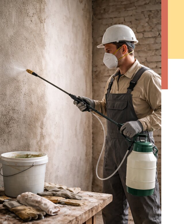 Антисептическая обработка стен в Мелеузе от 1227 руб. — быстро и недорого | ОТДЕЛОЧНИК-Млз