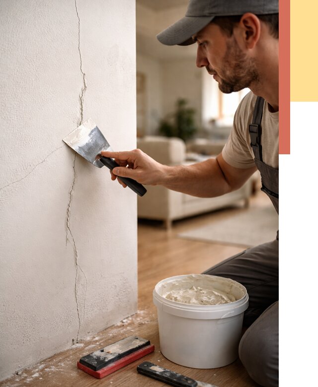 Заделка трещин и сколов в Мелеузе от 2506 руб. — быстро и недорого | ОТДЕЛОЧНИК-Млз