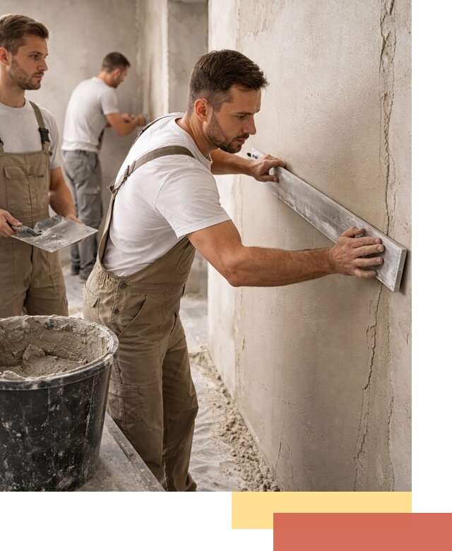 Штукатурка стен без маяков в Мелеузе быстро и качественно