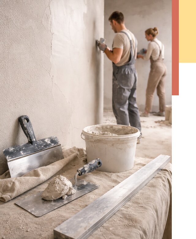 Штукатурка стен гипсовая в Мелеузе от 4603 руб/м2 — быстро и недорого | ОТДЕЛОЧНИК-Млз