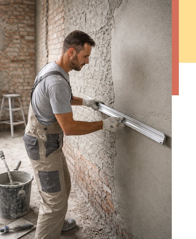 Штукатурка кирпичных стен в Мелеузе от 4603 руб/м2 — быстро и недорого | ОТДЕЛОЧНИК-Млз