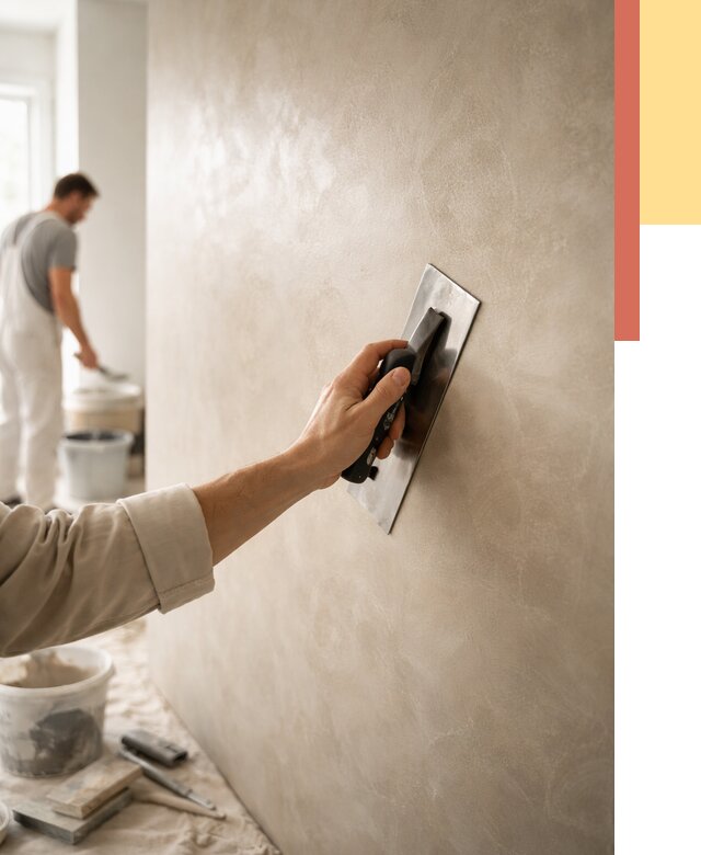 Венецианская штукатурка в Мелеузе от 3580 руб/м² — нанесение стен под ключ | ОТДЕЛОЧНИК-Млз