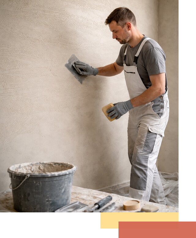 Декоративная штукатурка травертин в Мелеузе для стен и потолков