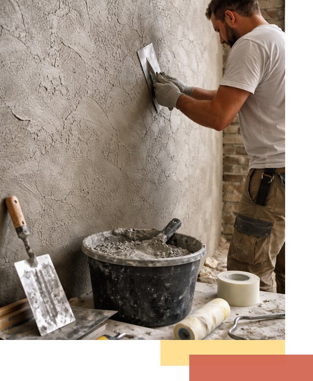 Декоративная штукатурка лофт в Мелеузе — отделка стен и потолков