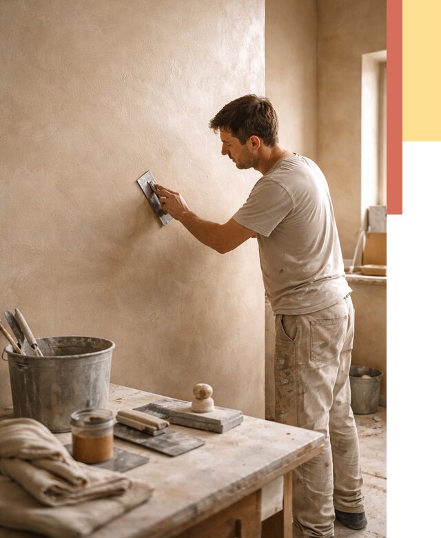 Марокканская штукатурка таделакт в Мелеузе под ключ от 4296 руб. | ОТДЕЛОЧНИК-Млз