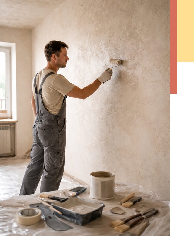 Нанесение лессирующей краски по декоративке в Мелеузе от 1790 руб. | ОТДЕЛОЧНИК-Млз