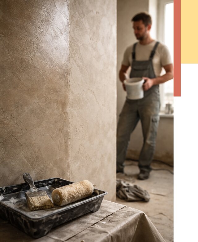 Нанесение воска на штукатурку в Мелеузе от 3580 руб. | Услуги ОТДЕЛОЧНИК-Млз