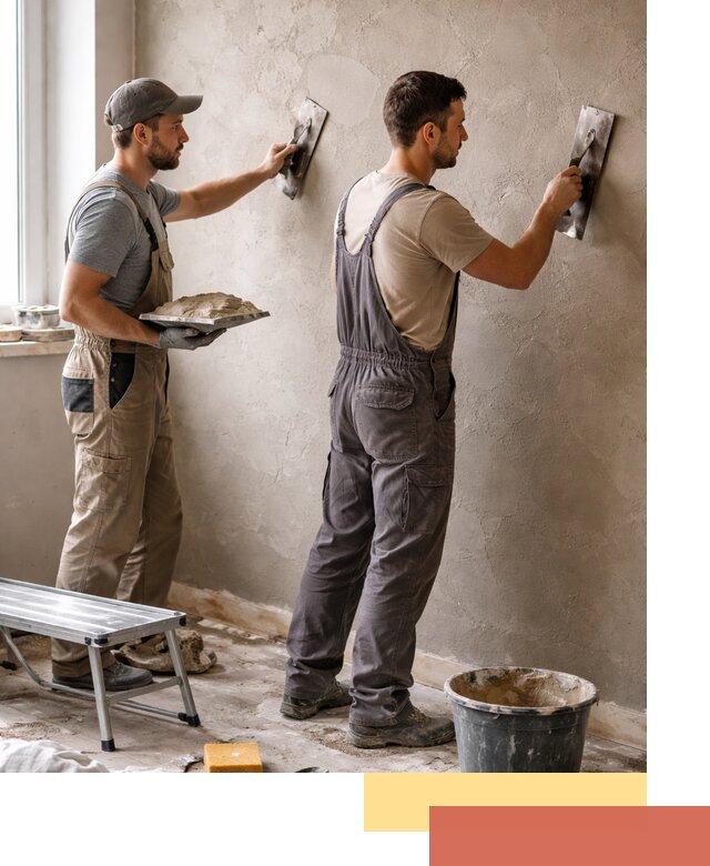 Ремонт декоративной штукатурки и восстановление фактуры в Мелеузе