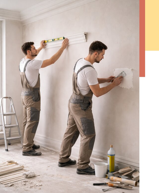 Монтаж лепнины на стены в Мелеузе от 4603 руб. — недорого, быстро | ОТДЕЛОЧНИК-Млз