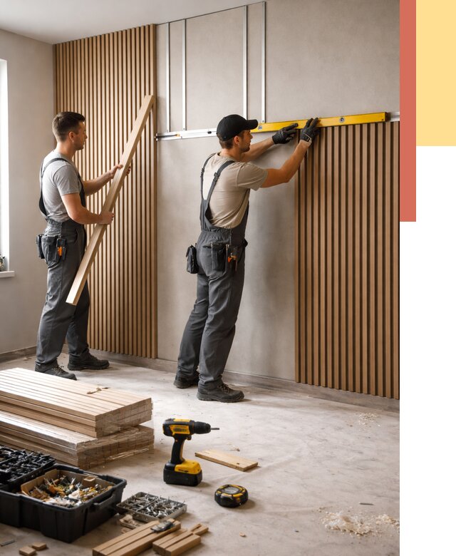 Монтаж реечных панелей на стены в Мелеузе от 1227 руб. — быстро и недорого | ОТДЕЛОЧНИК-Млз