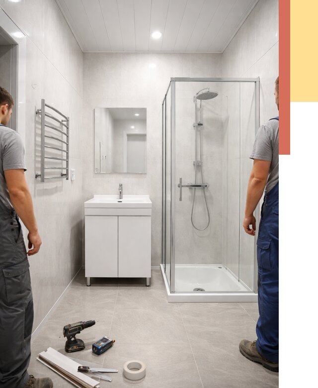 Отделка ванной комнаты панелями ПВХ в Мелеузе от 4603 руб. за м2 | ОТДЕЛОЧНИК-Млз