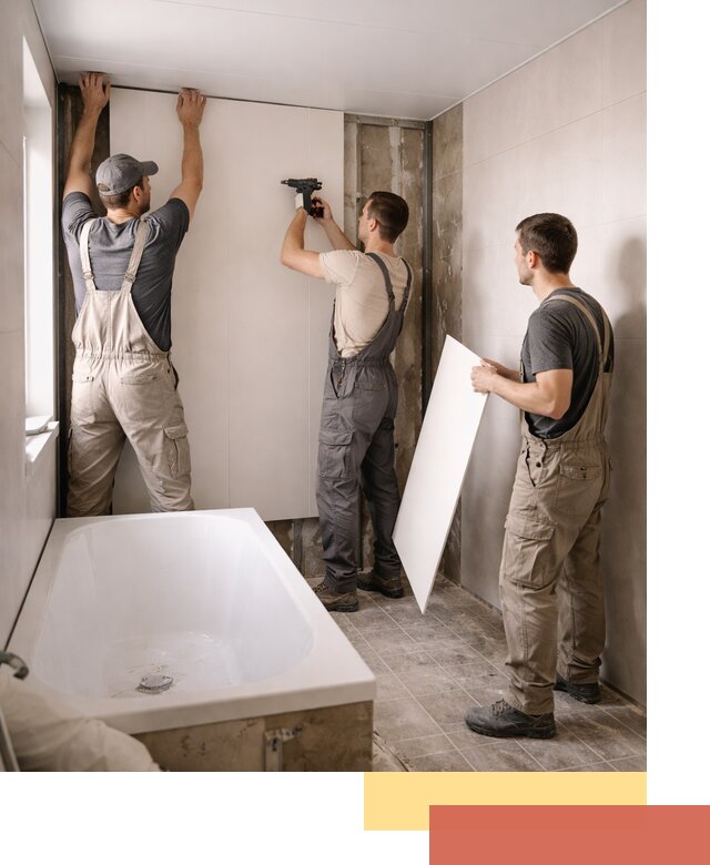 Отделка ванной панели ПВХ профессионально в Мелеузе