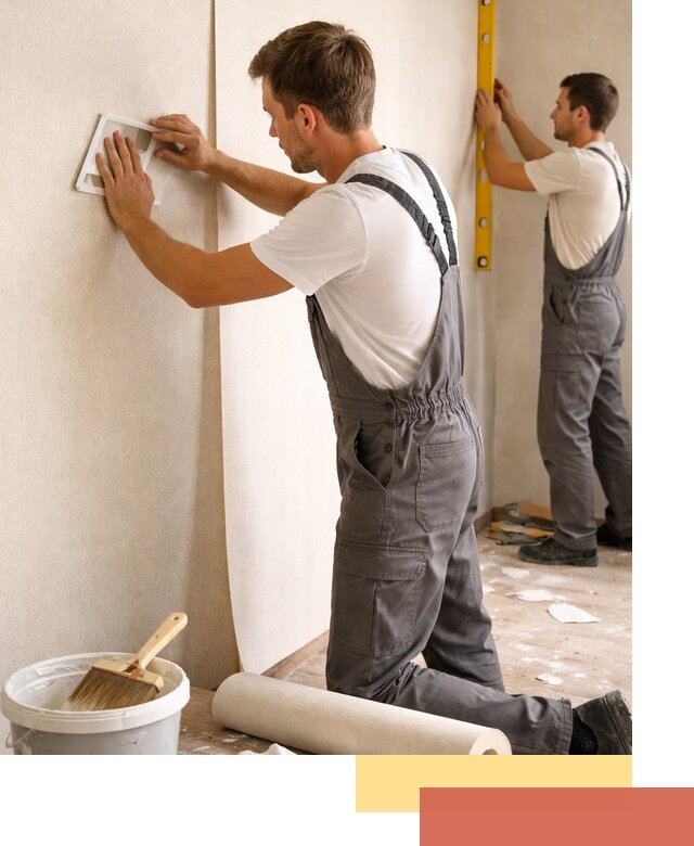 Поклейка бумажных обоев в Мелеузе качественно и недорого