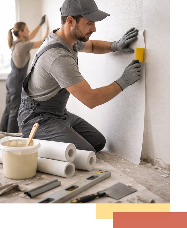 Поклейка стеклообоев профессионально в Мелеузе