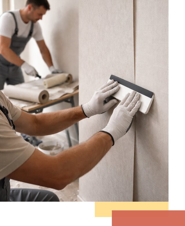 Поклейка обоев под покраску в Мелеузе профессионально и быстро