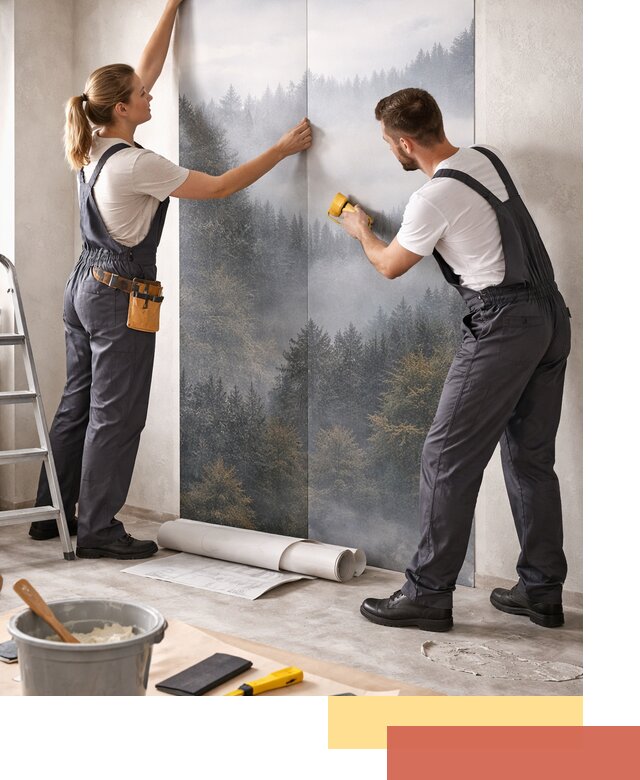 Поклейка фотообоев профессионально в Мелеузе под ключ