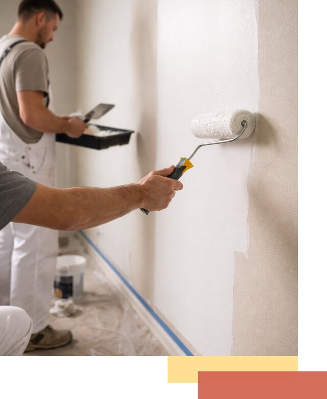 Покраска стен акриловой краской профессионально в Мелеузе