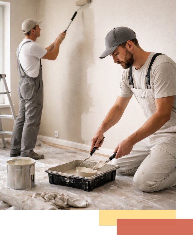 Покраска стен в квартире в Мелеузе — профессионально и аккуратно