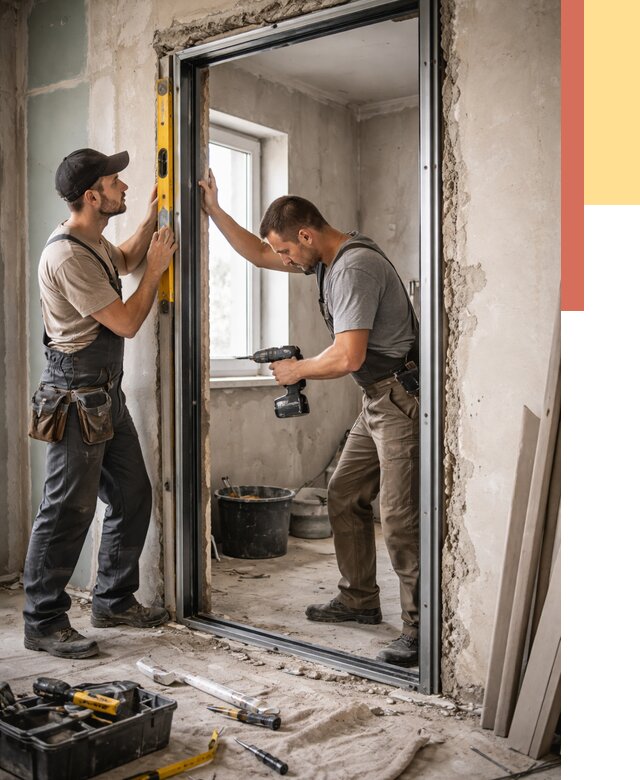 Закладка дверного проема в Мелеузе от 3580 руб. — быстро и недорого | ОТДЕЛОЧНИК-Млз