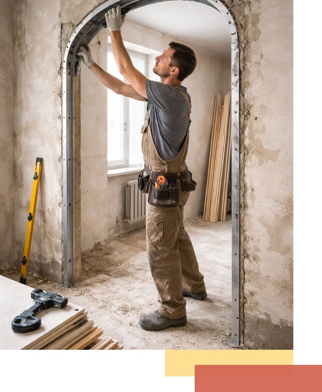 Устройство арочного проема в Мелеузе под ключ