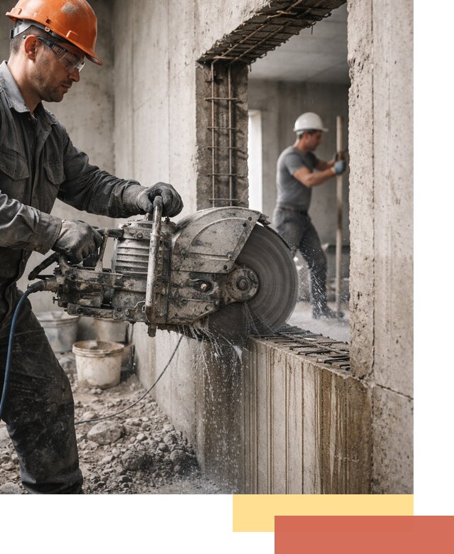 Алмазная резка проемов в Мелеузе быстро и точно