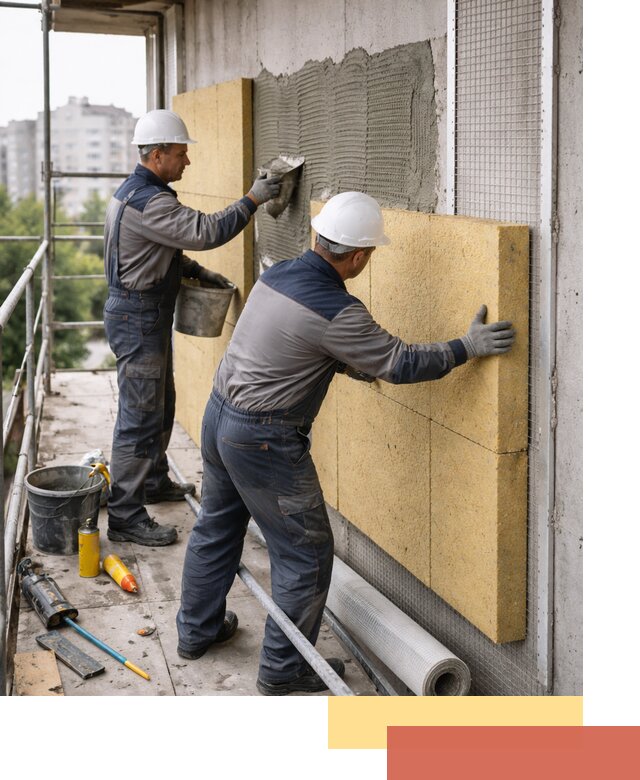 Утепление стен зданий и домов в Мелеузе качественно и надежно