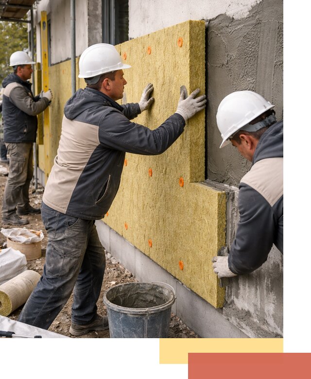 Утепление стен минватой в Мелеузе — тепло и звукоизоляция