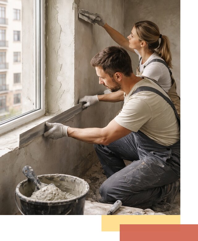 Штукатурка откосов дверей и окон профессионально в Мелеузе