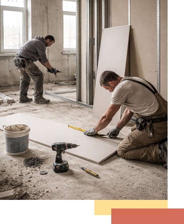 Кладка перегородок из ПГП под ключ в Мелеузе