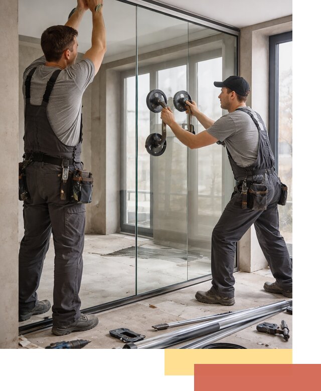 Цельностеклянные перегородки под ключ в Мелеузе