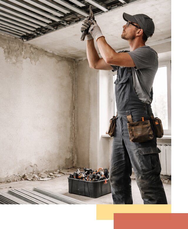 Демонтаж реечного потолка в Мелеузе быстро и аккуратно