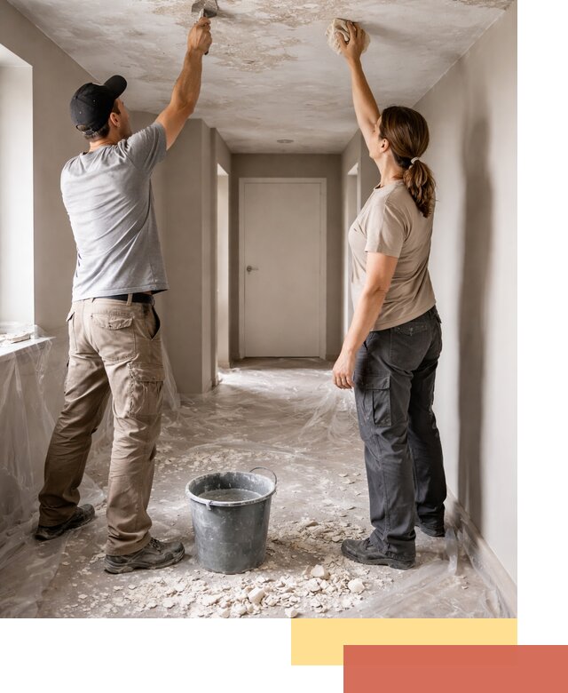 Удаление побелки с потолка в Мелеузе — быстро и аккуратно