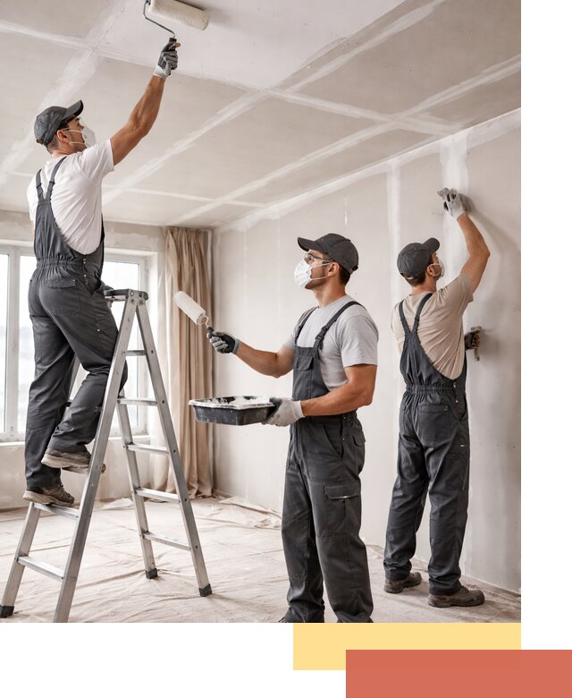 Покраска потолка из гипсокартона в Мелеузе качественно и недорого