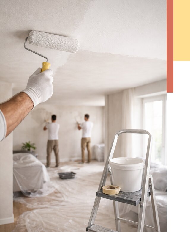 Покраска потолка акриловой краской в Мелеузе от 2557 руб. | ОТДЕЛОЧНИК-Млз