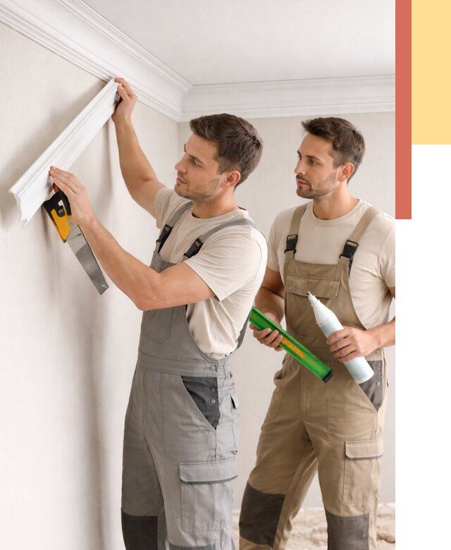 Монтаж потолочного плинтуса в Мелеузе от 2353 руб. — быстро и недорого | ОТДЕЛОЧНИК-Млз