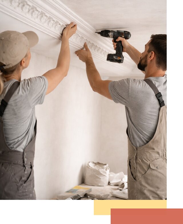 Профессиональный монтаж лепнины на потолок в Мелеузе