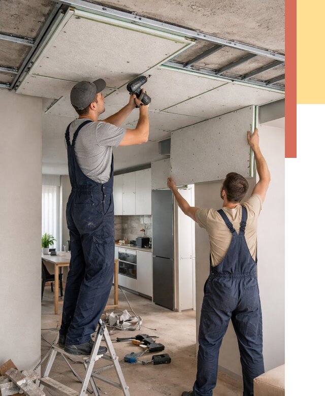 Шумоизоляция потолка панелями зипс в Мелеузе от 1892 руб. под ключ | ОТДЕЛОЧНИК-Млз